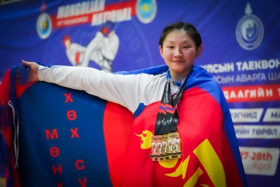 Б.Алтанчимэг Монгол Улсын Таеквон-догийн таван удаагийн аварга боллоо